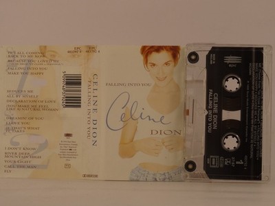CELINE DION FALLING INTO YOU (20) 17 Track Audio Cassette EPIC
