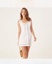 Reformation White Helene Dress