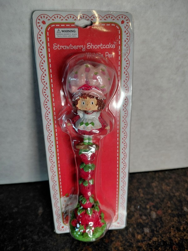 Vintage Strawberry Shortcake  Wobble Pen. Factory Sealed