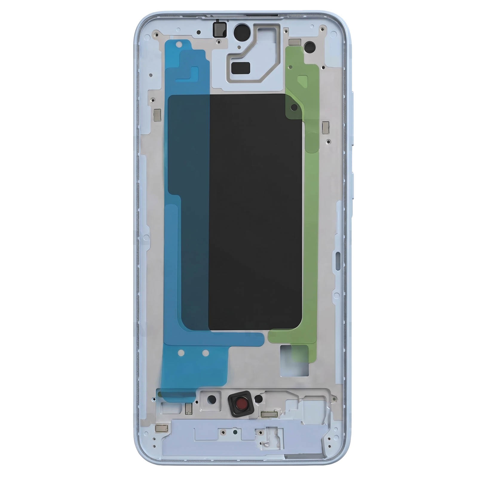 Châssis central Galaxy A35 Clappio bleu réparer un téléphone tordu ou cassé