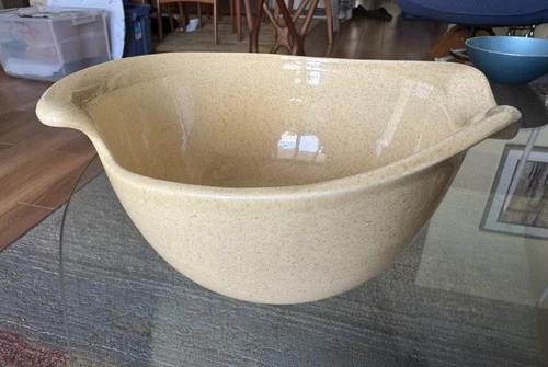 Waffle Mixing Bowl Sand Red Wing Town And Country Eva Zeisel Pottery