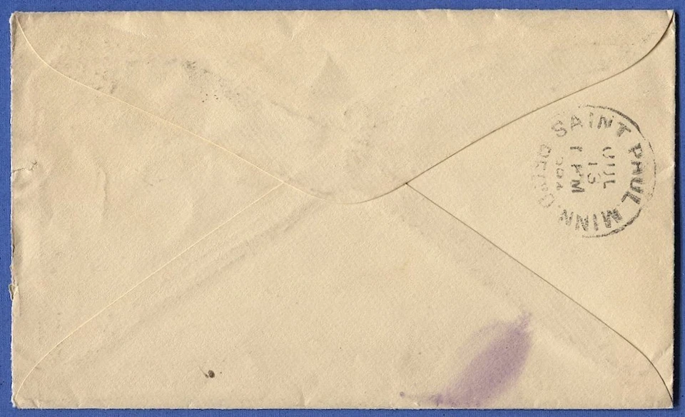 US  1884 U278  2c entire Used DAYTON, WASHINGTON TERRITORY to Young Girl's Home - Image 2 of 2