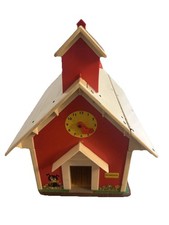 Vintage 1971 Fisher Price Little People 923 Play Family School House 53pc Set