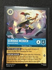 Disney Lorcana Scrooge McDuck-Resourceful Miser Character 154/204 English