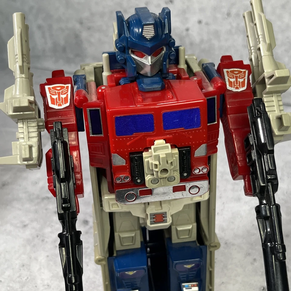 Vintage Hasbro G1 Transformers Powermaster Optimus Prime Completo Quase Perfeito - Imagem 4 de 4