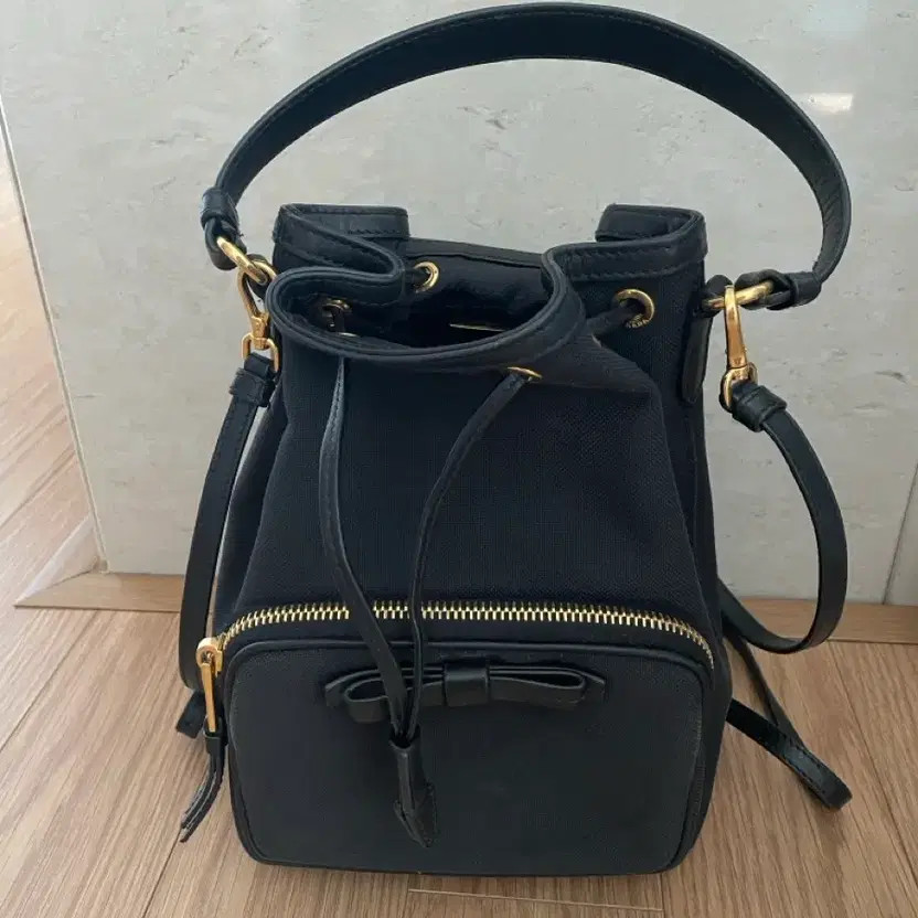 Prada Jacquard Bucket Crossbody Bag for Women thumbnail 4