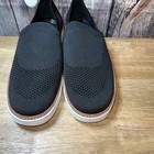 TALBOTS  Black Slip-On  Shoes Women Size 9 1/2 Mesh Flat Easy slip on — photo 3