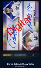 2023 Topps Bunt Derek Jeter/Anthony Volpe Legendary Digital Card