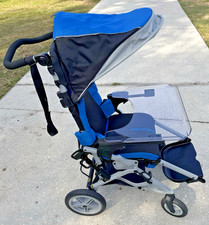 Leggero Reach 16 Bus transit Stroller Special Needs Folding Tilt Wheels convaid