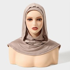 Muslim Women Islamic Instant Headscarf Turban Headwrap Shawl Stoles Headscarf