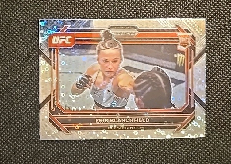2023 UFC Prizm Erin Blanchfield Silver Disco Rookie No. 12