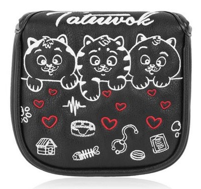 Süße Katze Golf Square Mallet Putter Head Abdeckung