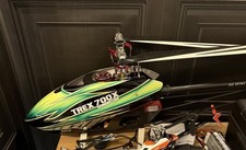 Align T-Rex 700X dominator Electric Flybarless 6CH RC Helicopter Green/Black