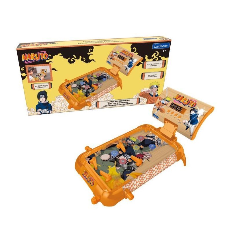 Flipper de table Naruto avec sons et lumières cadeau d'anniversaire original garçon fille