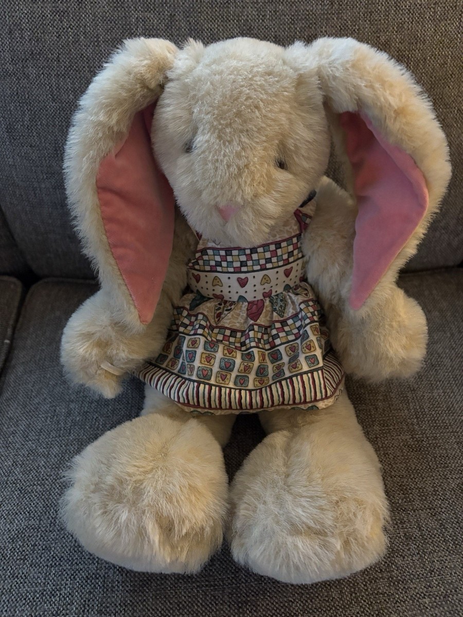 Vintage Stuffed By Me Rabbit Bunny Basic Brown Bear Factory