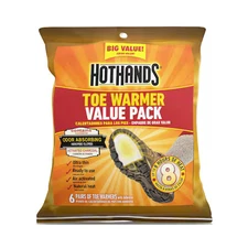 Hothands Tt6prpk48 Toe Warmer, Air-Activated, Up To 8 Hours Heating Time, Avg