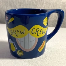 Brew Crew Coffee Mug - Milwaukee Brewers Baseball Wisconsin - Blue - notNeutral
