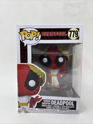 Funko Pop! Deadpool 779 Roman Senator Deadpool BOX DAMAGE
