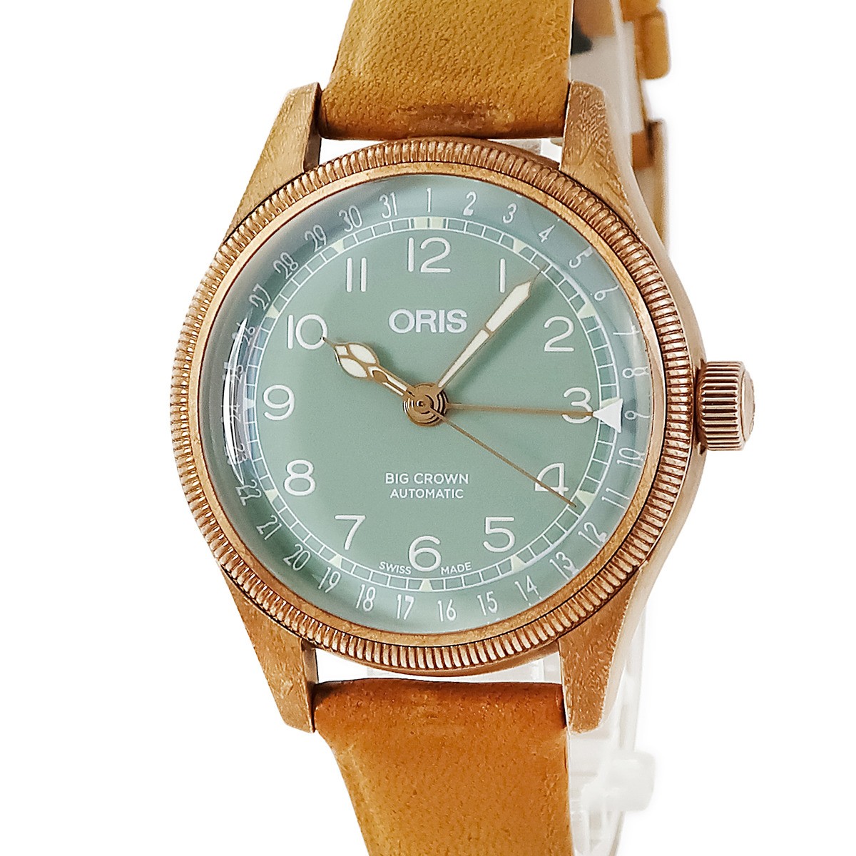 Oris Big Crown Pointer Date Green Automatic Men's Watch 40mm