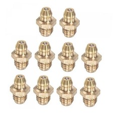 Brass Straight Grease Fitting M8 x 1.25mm Thread Hydraulic Grease Fitting