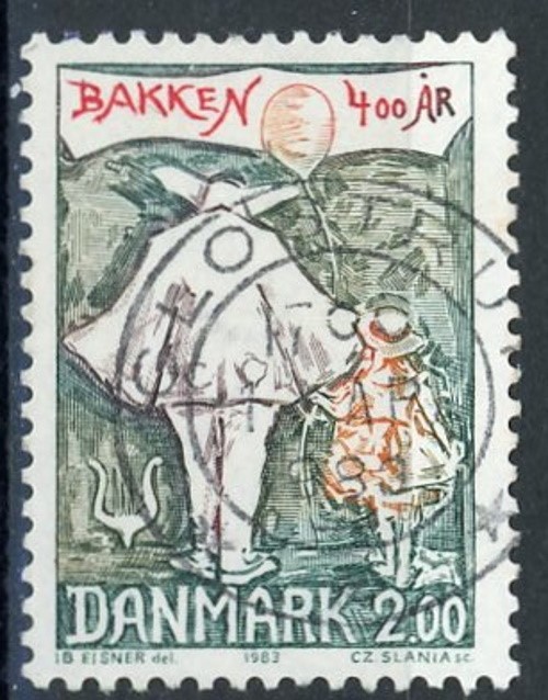 sm0244 Denmark - Sc#733 Used - Final Closeout
