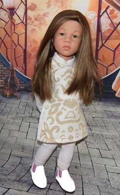 GOTZ HAPPY KIDZ DOLL EMILIA by Elizabeth Lindner  9 joints 50cms.