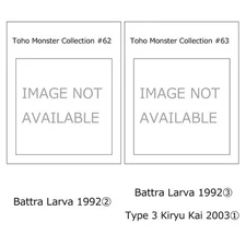 Toho Monsters Collection vol.62 & vol.63 set with Toho Kaiju parts Deagostini PS