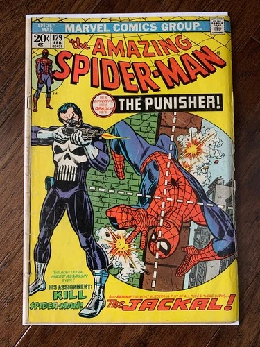 Amazing Spider-Man 129 (Marvel 1974) 1st App PUNISHER Grail Comic SEE PHOTOS