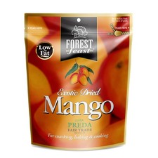Forest Feast, Premium Dried Mango - Vegan Dry Fruits Snacks, 130 g