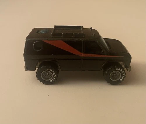 Hot Wheels 1980’s Vintage Real Riders - Baja Van Black A-Team GYG - Loose - Nice