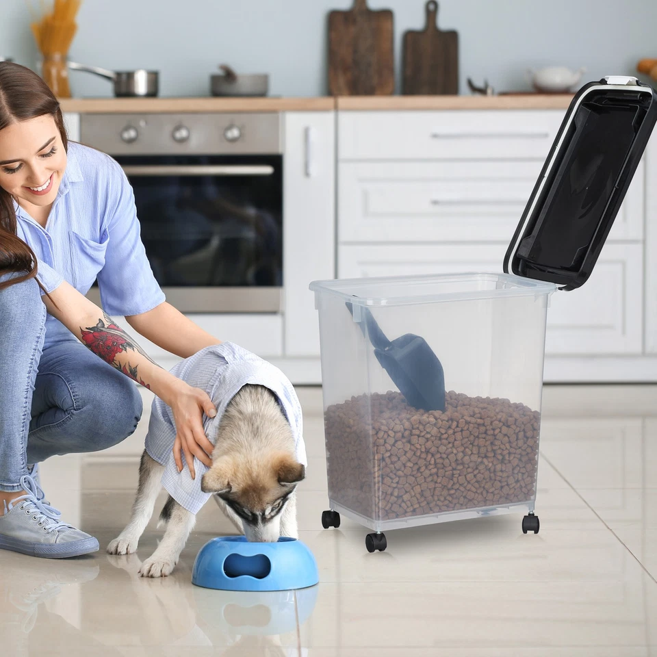 Hundefutter aufbewahrungsbox Hundefuttertonne Futterbehälter Tierfutterbox - Bild 3 von 4