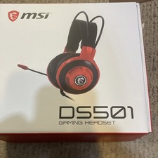 MSI DS501 GAMING Headset with Two 40mm Drivers for Quality Audio