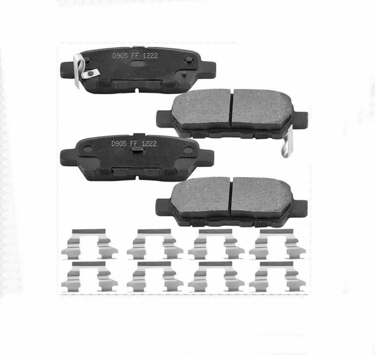 Front Ceramic Brake Pads Hardware Kits Fits Infiniti G20 G35 I30