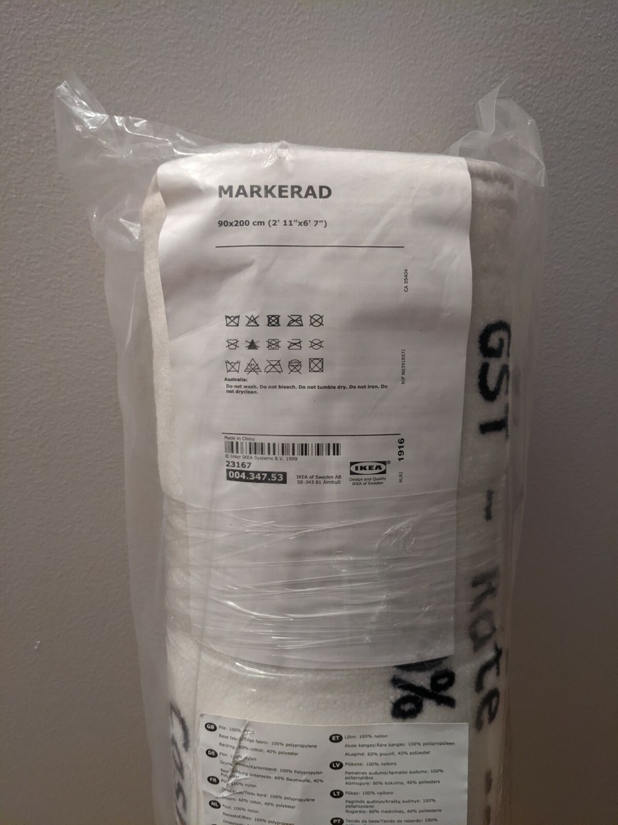 Virgil Abloh x IKEA MARKERAD RECEIPT Rug