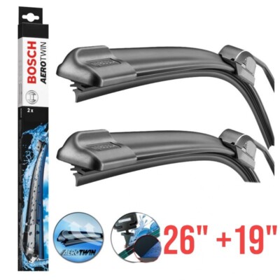NEW Bosch AERO TWIN AR658S Set 26'' + 19'' Windshield Wiper Blade