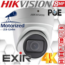 Hikvision 8MP DS-2CD2H83G0-IZS CCTV Motorized Low-Light Tech IP Camera 2.8-12mm