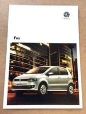2013 Vw Volkswagen Fox Brazil Original Car Sales Brochure Catalog