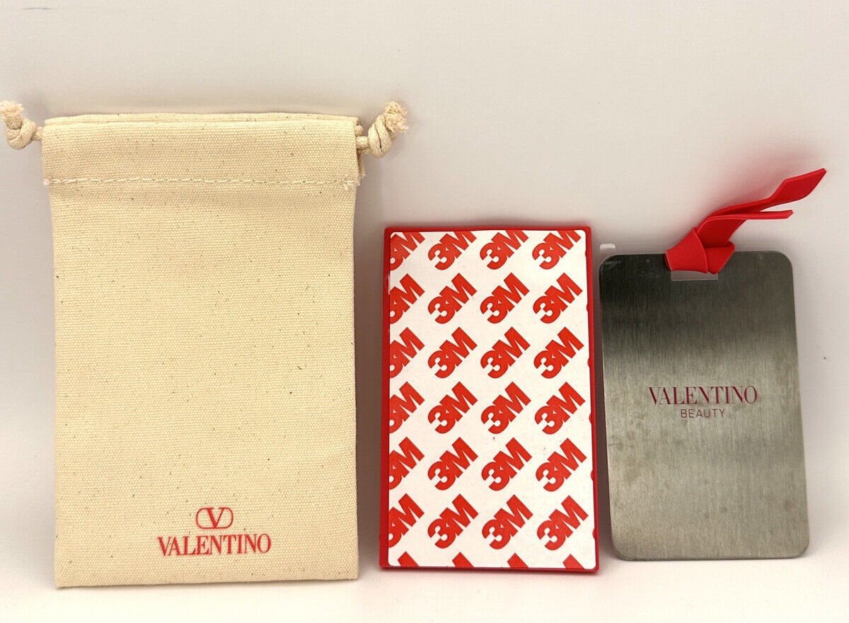 Valentino “V” Logo Card Holder With Compact Mirror for phone Valentino “V” Logo Card Holder With Compact Mirror for phone
