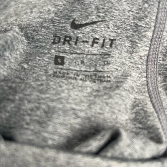 Nike Pro womens size small capri leggings gray thumbnail 5