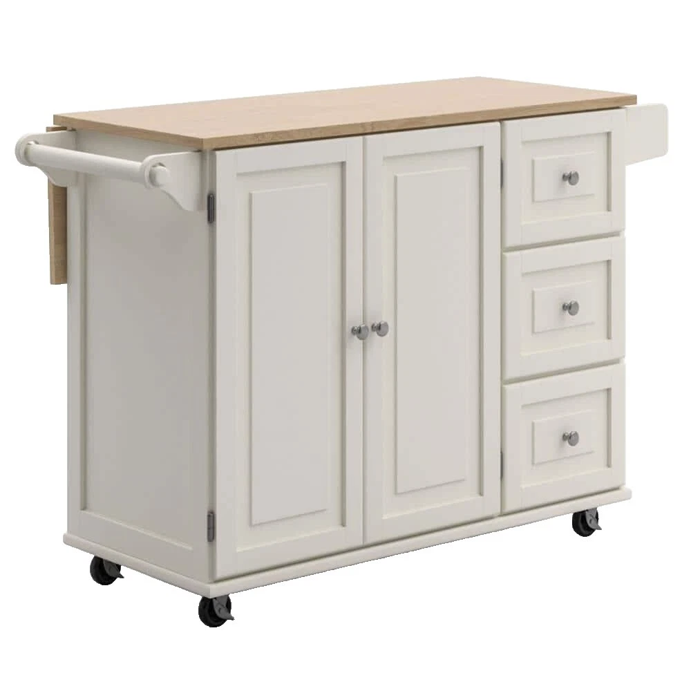 País francés de madera blanco gabinetes y alacenas