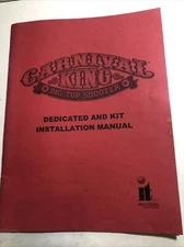 Carnival King Big Top Shooter Arcade Manual