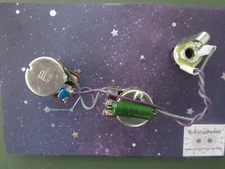 Custom P Bass Harness .1 PIO Cap CTS A250K Solid Shaft Pots KellingSound