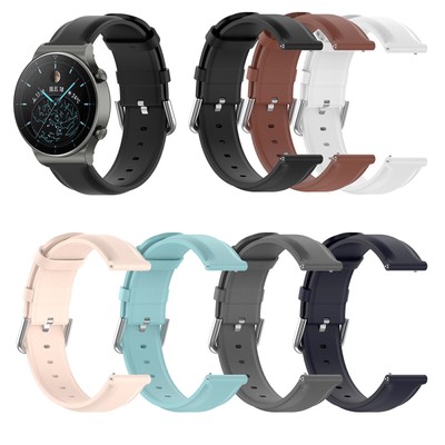 Leather Watch Band Strap For Huawei Watch 4 3 GT2 Pro GT 2e GT3 GT2 GT3 PRO 46MM