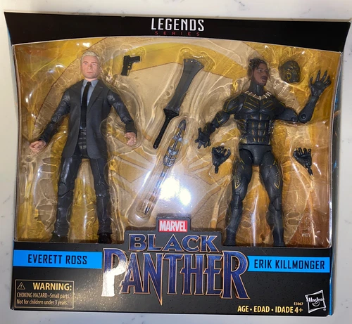 Exclusivo Marvel Legends Target - Everett Ross y Erik Killmonger - NUEVO Y SELLADO