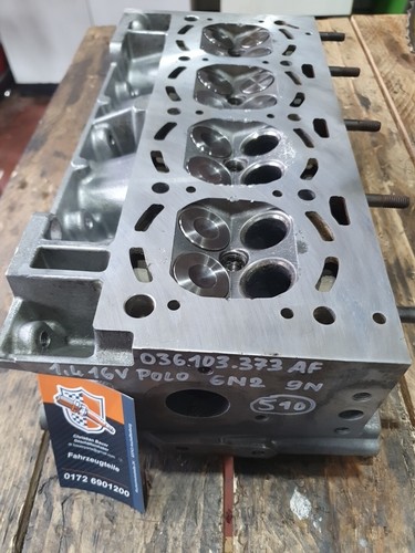 VW Polo 6N2 9N Zylinderkopf Kopf Ventile 1,4 16V 74w 101PS AFK/ AUB / CGGB