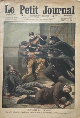 LE PETIT JOURNAL 1910 N° 1001 Opferpflicht - Rue Aubry Le Boucher Paris