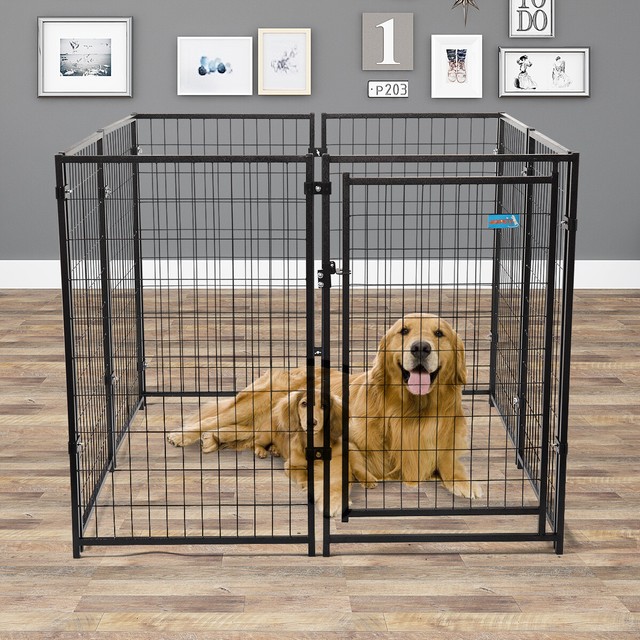 metal dog kennel panels
