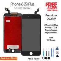 Iphone 6S Plus Retina Lcd Touchscreen Mit 3D Touch Schwarz & Tools Black