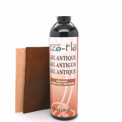 Tandy Leather Eco-Flo Briar Brown Gel Antique 8 Oz New 2607-07