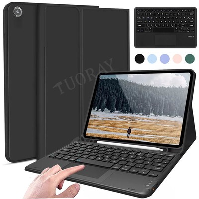 Hülle für iPad 10/9/8/7/6/5 Gen Air 6/5 Pro 11 mit QWERTZ Touchpad Tastatur Maus